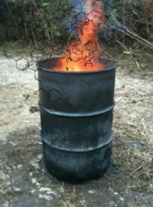 Burn barrel chemicals